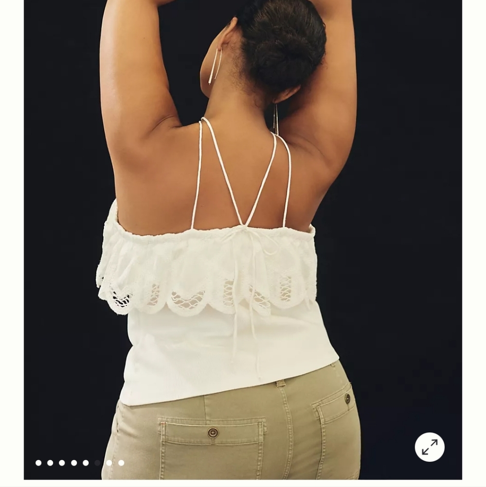 Anthropologie Ruffle Tank - Picture 4 of 8